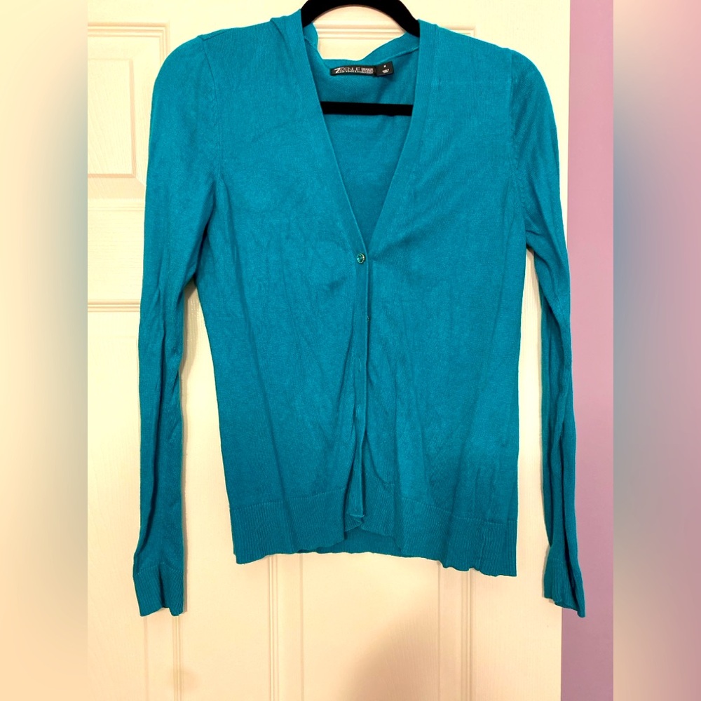 New York and Company Teal Blue Women's Sweater